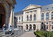 France, Nord, Lille, district of the Museum of Fine Arts, Sciences Po Lille building\n