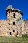 France, Yvelines, haute vallée de Chevreuse natural regional park, Chevreuse, Château de la Madeleine, guards tower\n