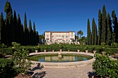 Frankreich, Herault, Montpellier, Montpellier Folly, Garten des Chateau de Flaugergues