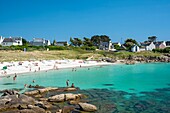 Frankreich, Finistere, Tregunc, Strand von Trevignon