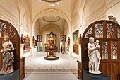 France, Paris, the Museum of Decorative Arts located in Marsan Pavillon of Louvre Palace, the hall of ecclesiastical art\n