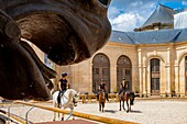 France, Oise, Chantilly, Chantilly Castle, the Great Stables, last rehearsals in the carousel before the show: Once upon a time ... the Great Stables on the occasion of the Tercentenary of the Great Stables\n