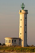 Frankreich, Somme, Somme-Bucht, Le Hourdel, der Leuchtturm