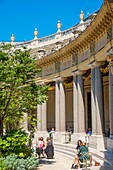 France, Paris, area listed as World Heritage by UNESCO, museum of Fine Arts of the City of Paris in the Petit Palais, the inner garden\n