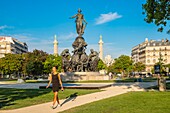 Frankreich, Paris, der neue Place de la Nation, eingeweiht am 07/07/2019