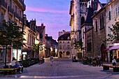 France, Cote d'Or, Dijon, area listed as World Heritage by UNESCO, Place Notre Dame, Notre Dame Church\n