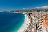 France, Alpes Maritimes, Nice, listed as World Heritage by UNESCO, Baie des Anges, Promenade des Anglais\n
