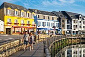 France, Finistere, Armorica Regional Natural Park, Crozon Peninsula, Camaret-sur-Mer, Styvel quay\n