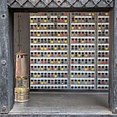 France, Nord, Lewarde, Historic Mining Center listed as World Heritage by UNESCO, visit of the reconstructed mine, The table of Tokens of Minors\n