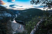 France, Ardeche, Reserve Naturelle des Gorges de l'Ardeche, Saint Remeze\n