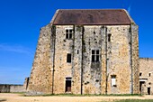 France, Yvelines, haute vallée de Chevreuse natural regional park, Chevreuse, Château de la Madeleine, dungeon\n