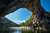 France, Ardeche, Vallon Pont d'Arc, Pont d'Arc\n