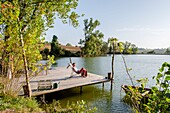 Frankreich, Haute-Garonne, Loubens-Lauragais, Geschichte: Charmantes und authentisches Bauernhaus aus dem 16.