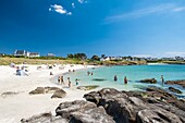 Frankreich, Finistere, Tregunc, Strand von Trevignon