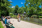 Frankreich, Paris, Batignolles-Viertel, Batignolles-Platz