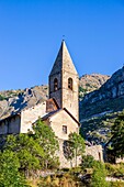 France, Alpes-Maritimes, Mercantour National Park, Tinée valley, Saint-Dalmas-le-Selvage, Saint-Dalmas parish church\n