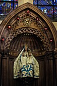 Frankreich, Eure et Loir, Chartres, Kathedrale Notre Dame, die von der UNESCO zum Weltkulturerbe erklärt wurde, Unsere Liebe Frau an der Säule