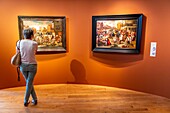 France, North (59), Cassel, Favorite village of the French in 2018, the Flanders Departmental Museum hosts the exhibition entitled Festivities and fairs at the time of Brueghel\n