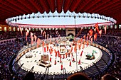 France, Vendee, Les Epesses, Le Puy du Fou historical theme park, Le Signe du Triomphe show\n