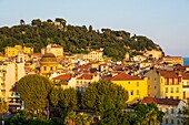 Frankreich, Alpes Maritimes, Nizza, von der UNESCO zum Weltkulturerbe erklärt, die Altstadt und der Schlossberg