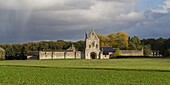 France, Indre et Loire, Loire Parçay-Meslay, barn of Meslay, the gate\n