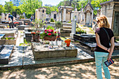France, Paris, Montparnasse cemetery, grave of Serge Gainsbourg\n