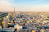 Frankreich, Paris, 15. Arrondissement, die Gebäude an der Front de Seine (Luftaufnahme)