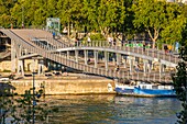 France, Paris, the Simone de Beauvoir bridge\n