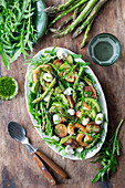 Asparagus potato salad