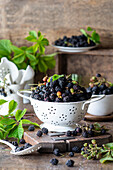 Frische Brombeeren