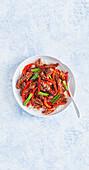 Crispy sweet chili beef