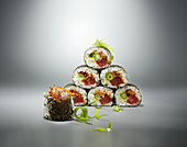 Maki sushi with tuna