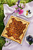 A plum galette