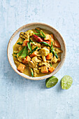 Sri Lankan chicken curry cooked in the slow cooker