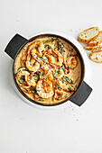 Creamy Tuscan garlic shrimp