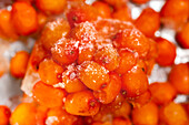 Frozen sea buckthorn berries