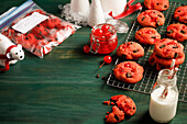 Black Forest cherry cookies