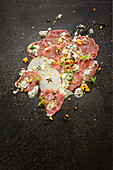 Veal carpaccio with apple