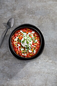 Italian-style vegetarian tomato soup