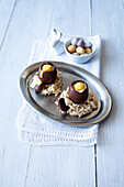 Easter almond sliver praline eggs