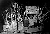 Fans at Beatles concert, 1964