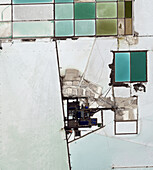 Lithium mine, Uyuni, Bolivia, satellite image