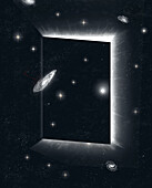 Space door, conceptual illustration