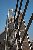 Bagley Pedestrian Bridge cables, Detroit, Michigan