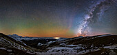 Airglow over Mount Gongga, Sichuan, China