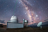 Milky Way above Ali observatory, Tibet, China