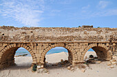 Roman aqueduct, Caesarea, Israel