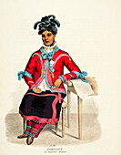 Ojibway woman, illustration