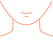 Anonymous face, conceptual illustration