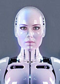 Android robot, illustration